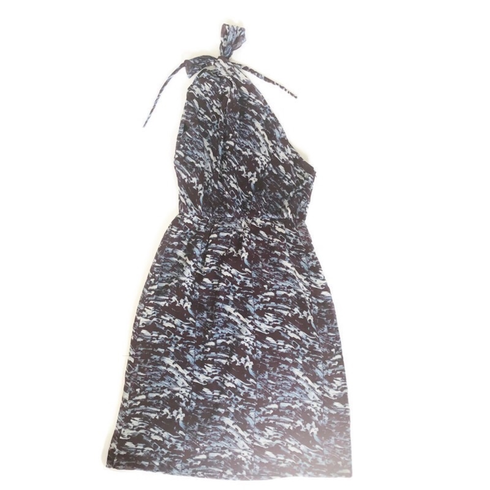 Rachel Comey Single Shoulder Silk Dress | 8 - Picture 4 of 7